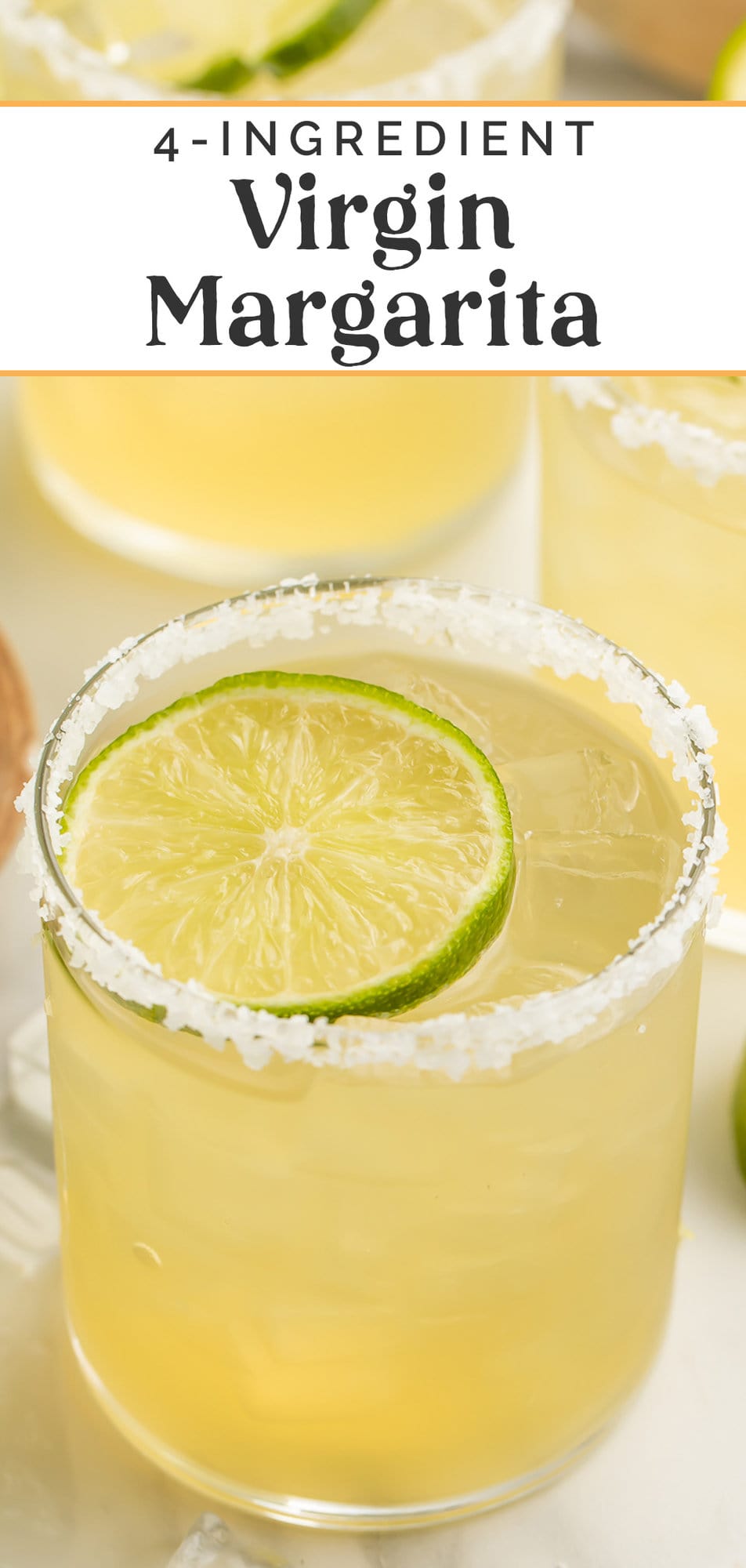 Pin graphic for virgin margarita.