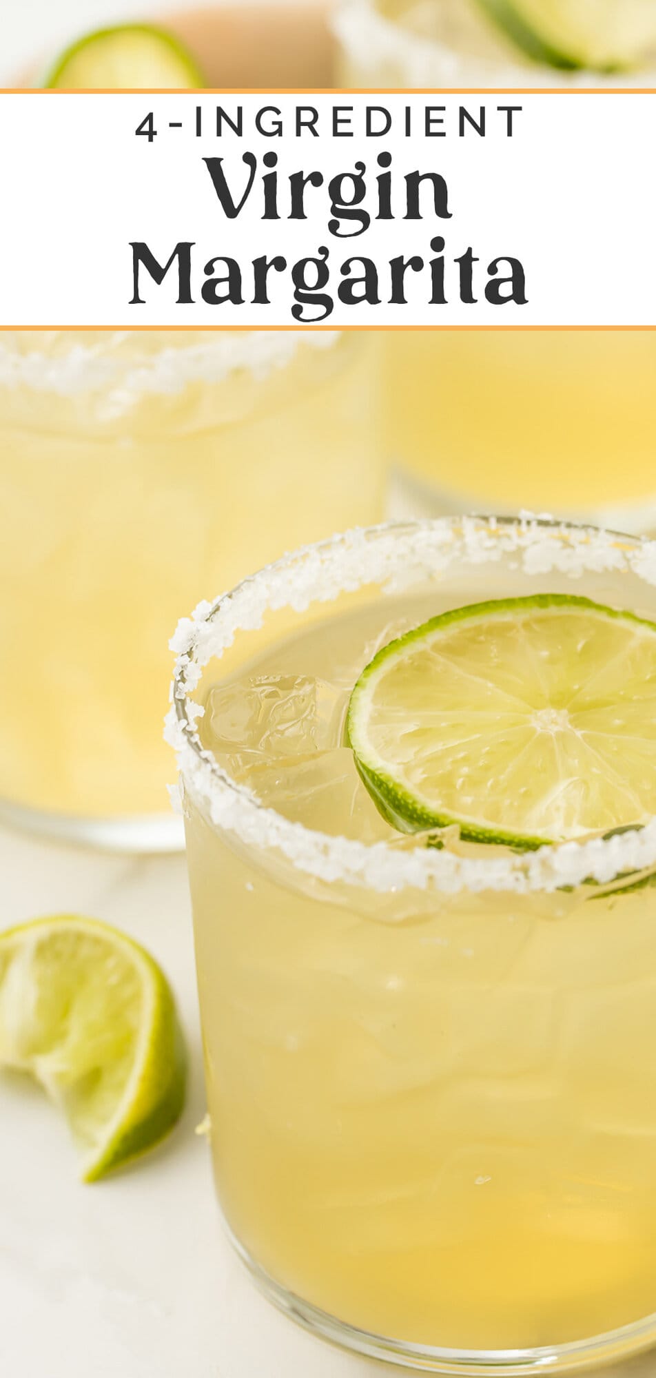 Pin graphic for virgin margarita.