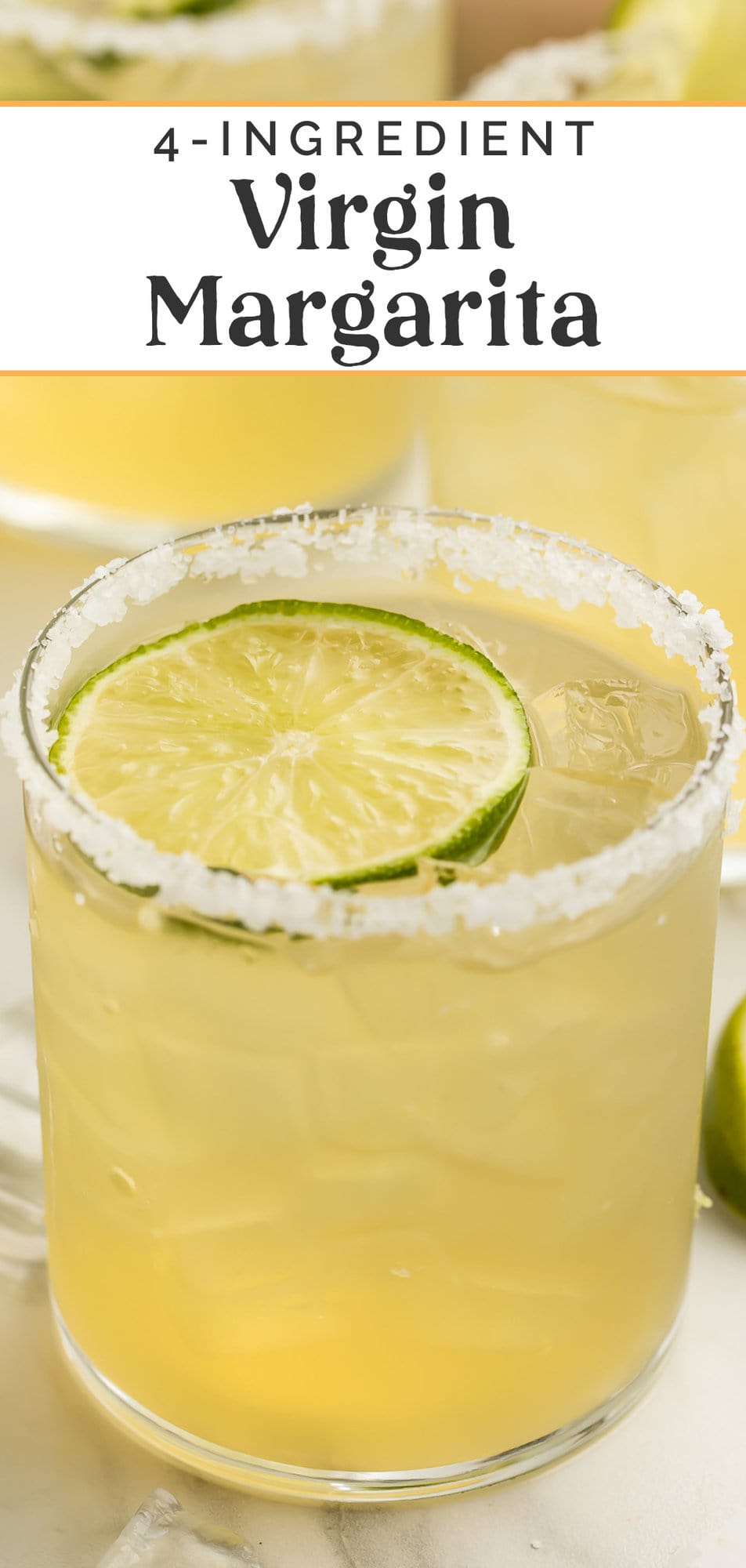 Pin graphic for virgin margarita.
